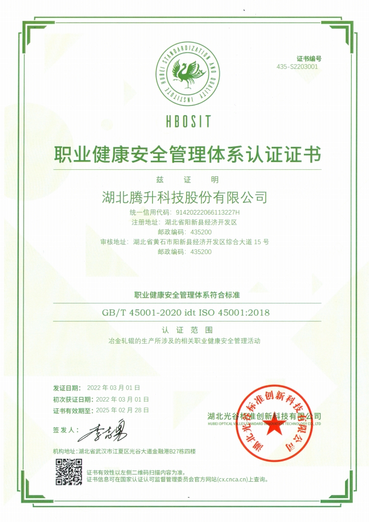 ISO Occupational Health